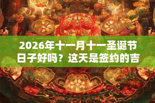 2026年十一月十一圣诞节日子好吗?这天是签约的吉日吗? 2026年十一月十一圣诞节日子好吗?这天是签约的吉日吗?