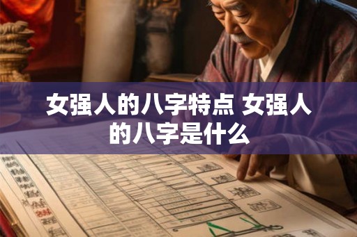 女强人的八字特点 女强人的八字是什么