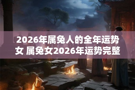 2026年属兔人的全年运势女 属兔女2026年运势完整版