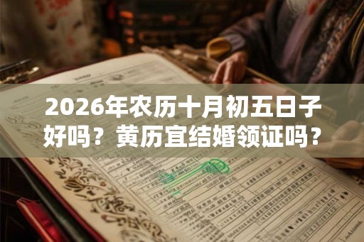 2026年农历十月初五日子好吗?黄历宜结婚领证吗? 2026年农历十月初五日子好吗?黄历宜结婚领证吗?