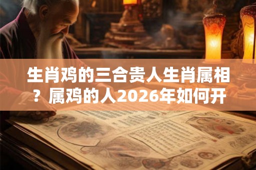 生肖鸡的三合贵人生肖属相？属鸡的人2026年如何开运转运？