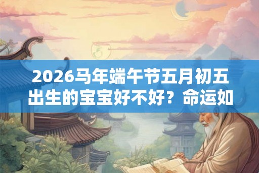 2026马年端午节五月初五出生的宝宝好不好？命运如何？