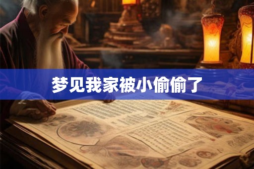 梦见我家被小偷偷了
