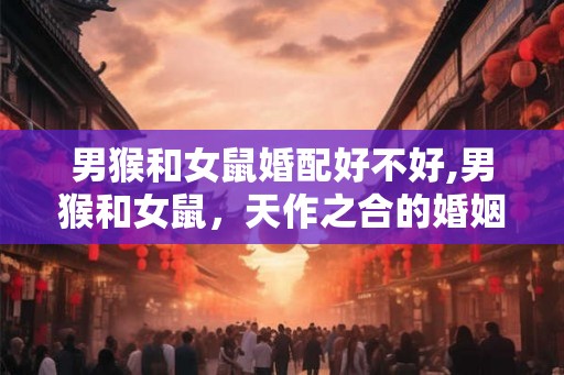 男猴和女鼠婚配好不好,男猴和女鼠，天作之合的婚姻组合！