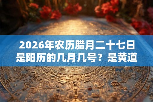 2026年农历腊月二十七日是阳历的几月几号？是黄道吉日吗？