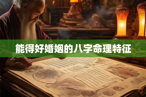 能得好婚姻的八字命理特征