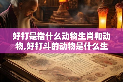 好打是指什么动物生肖和动物,好打斗的动物是什么生肖 好打是指什么动物生肖和动物,好打斗的动物是什么生肖