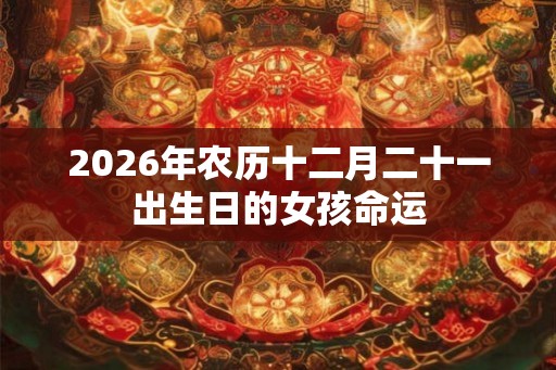 2026年农历十二月二十一出生日的女孩命运