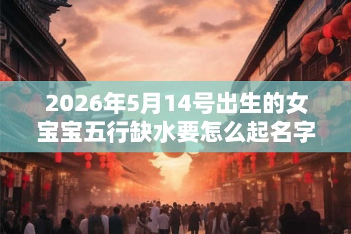 2026年5月14号出生的女宝宝五行缺水要怎么起名字