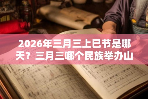 2026年三月三上巳节是哪天?三月三哪个民族举办山歌盛会? 2026年三月三上巳节是哪天?三月三哪个民族举办山歌盛会?