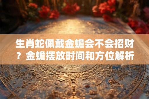 生肖蛇佩戴金蟾会不会招财?金蟾摆放时间和方位解析 生肖蛇佩戴金蟾会不会招财?金蟾摆放时间和方位解析