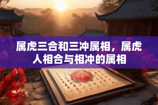 属虎三合和三冲属相，属虎人相合与相冲的属相