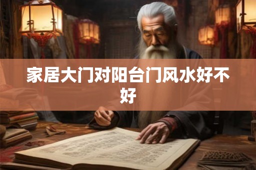 家居大门对阳台门风水好不好