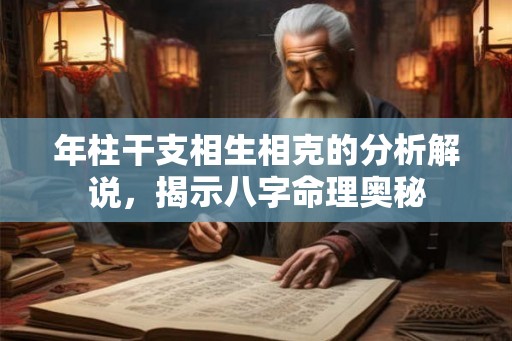 年柱干支相生相克的分析解说，揭示八字命理奥秘