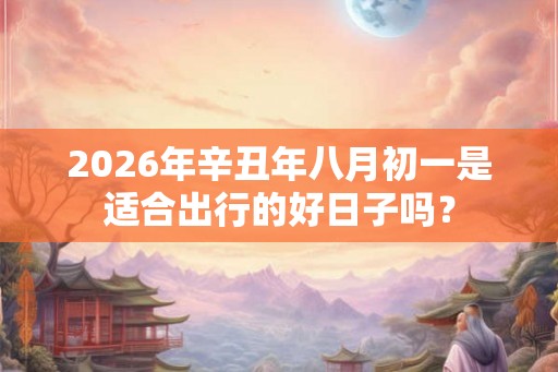 2026年辛丑年八月初一是适合出行的好日子吗？