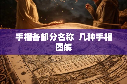 手相各部分名称  几种手相图解