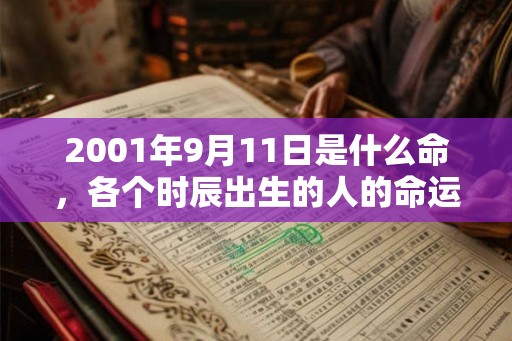 2001年9月11日是什么命，各个时辰出生的人的命运