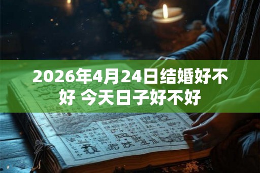 2026年4月24日结婚好不好 今天日子好不好