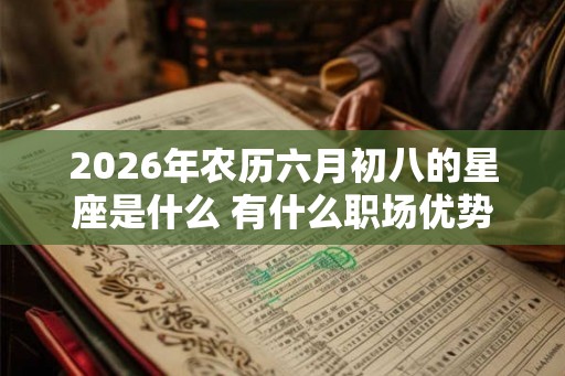 2026年农历六月初八的星座是什么 有什么职场优势和劣势
