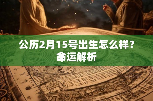 公历2月15号出生怎么样？命运解析