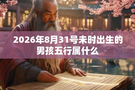 2026年8月31号未时出生的男孩五行属什么 2026年8月31号未时出生的男孩五行属什么