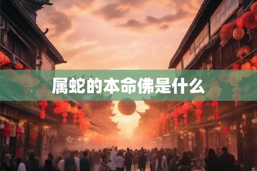 属蛇的本命佛是什么