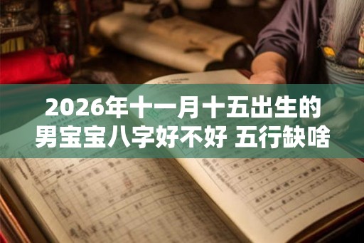 2026年十一月十五出生的男宝宝八字好不好 五行缺啥