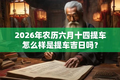 2026年农历六月十四提车怎么样是提车吉日吗？