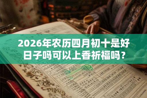 2026年农历四月初十是好日子吗可以上香祈福吗？