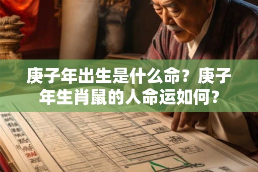 庚子年出生是什么命？庚子年生肖鼠的人命运如何？