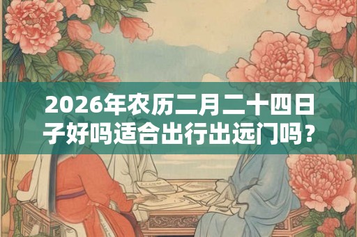 2026年农历二月二十四日子好吗适合出行出远门吗？