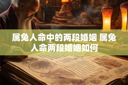 属兔人命中的两段婚姻 属兔人命两段婚姻如何