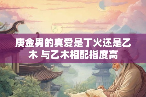 庚金男的真爱是丁火还是乙木 与乙木相配指度高