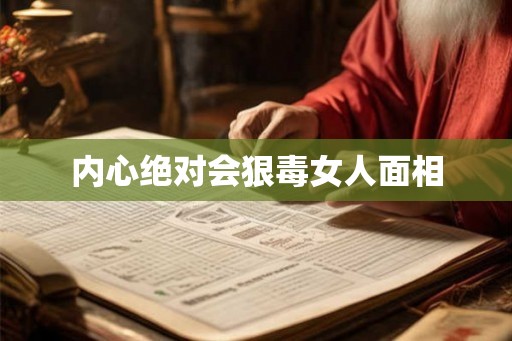 内心绝对会狠毒女人面相 内心绝对会狠毒女人面相
