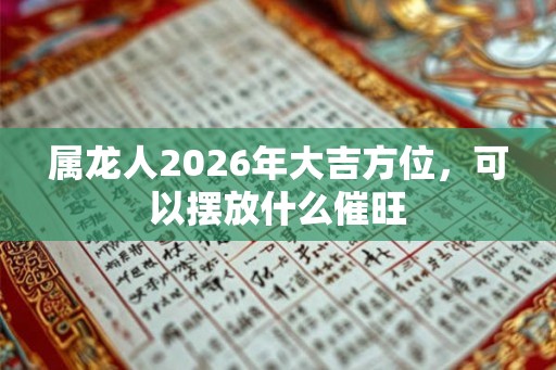 属龙人2026年大吉方位,可以摆放什么催旺 属龙人2026年大吉方位,可以摆放什么催旺