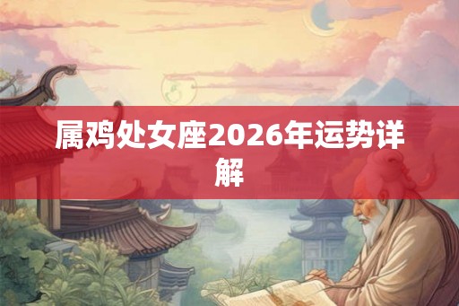属鸡处女座2026年运势详解