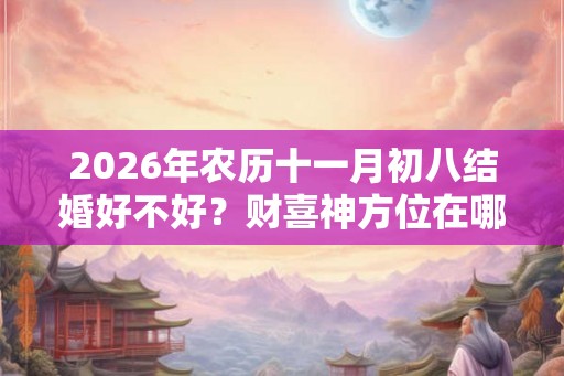 2026年农历十一月初八结婚好不好？财喜神方位在哪？