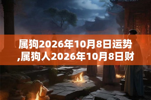 属狗2026年10月8日运势,属狗人2026年10月8日财运,生肖狗2026年10月8日运势