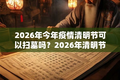 2026年今年疫情清明节可以扫墓吗？2026年清明节禁止扫墓吗