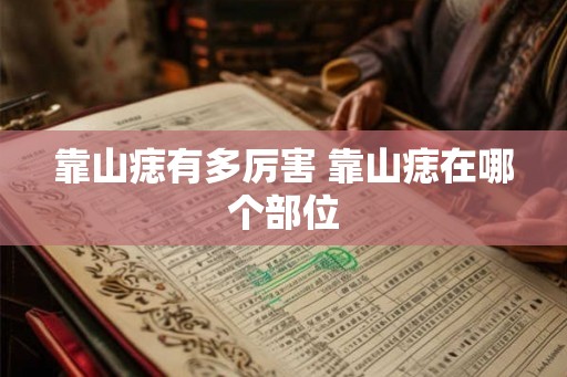靠山痣有多厉害 靠山痣在哪个部位 靠山痣有多厉害 靠山痣在哪个部位