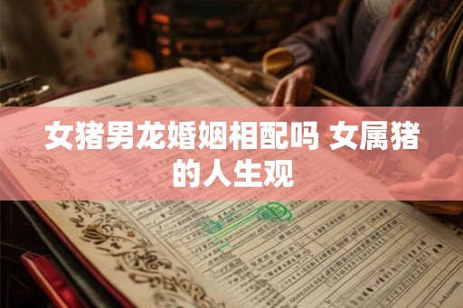女猪男龙婚姻相配吗 女属猪的人生观