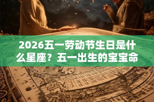 2026五一劳动节生日是什么星座？五一出生的宝宝命好吗？