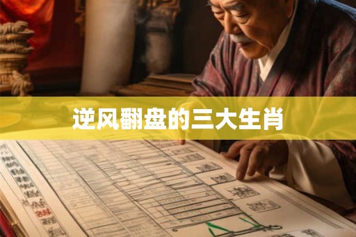 逆风翻盘的三大生肖