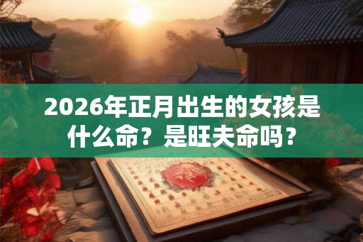 2026年正月出生的女孩是什么命？是旺夫命吗？
