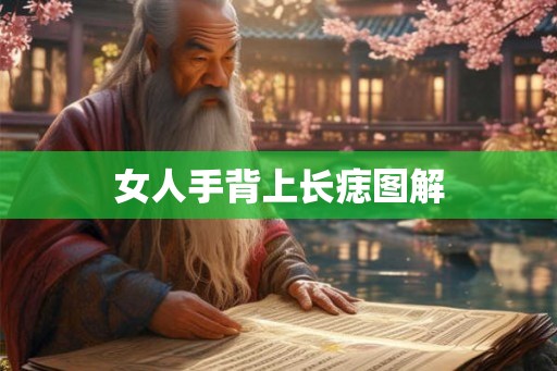 女人手背上长痣图解 女人手背上长痣图解