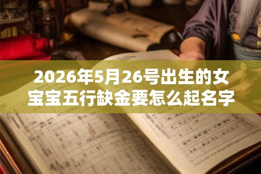 2026年5月26号出生的女宝宝五行缺金要怎么起名字