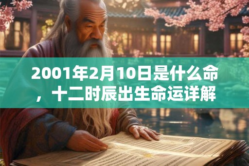 2001年2月10日是什么命，十二时辰出生命运详解