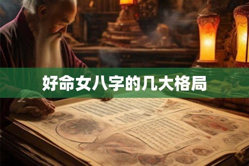 好命女八字的几大格局