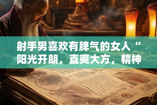 射手男喜欢有脾气的女人“阳光开朗,直爽大方,精神独立”是关键 射手男喜欢有脾气的女人“阳光开朗,直爽大方,精神独立”是关键