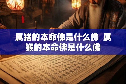 属猪的本命佛是什么佛  属猴的本命佛是什么佛